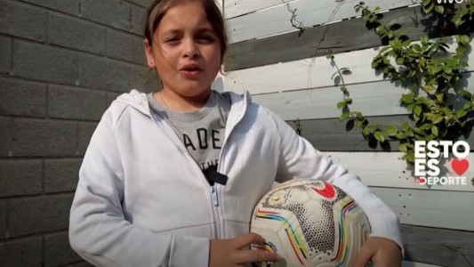 Esto es amor al deporte: Felicitas, una crack entre todos los varones