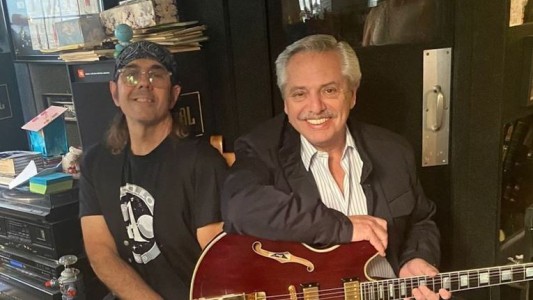 El encuentro de Alberto Fernández con el bajista de David Bowie