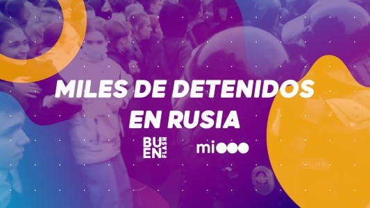 #BuenFlash Miles de detenidos en Rusia