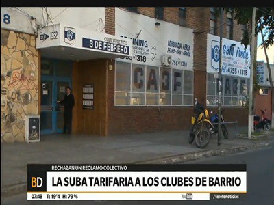 Avaló la justicia la suba tarifaria en los clubes de barrio