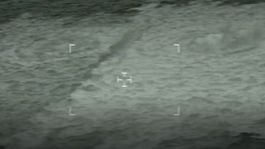 El impactante burbujeo de las fugas en los gasoductos rusos del mar Báltico