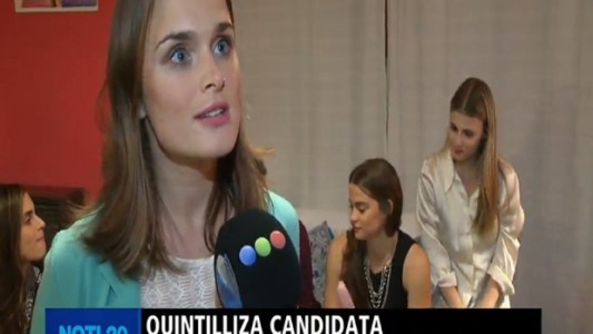 Una de las quintillizas Riganti, candidata a concejala en San Isidro