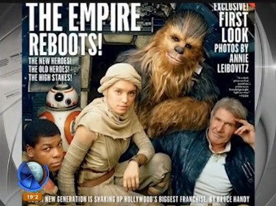 De las galaxias, a tapa de revista