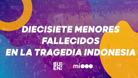 #BuenFlash Diecisiete menores fallecidos en la tragedia indonesia