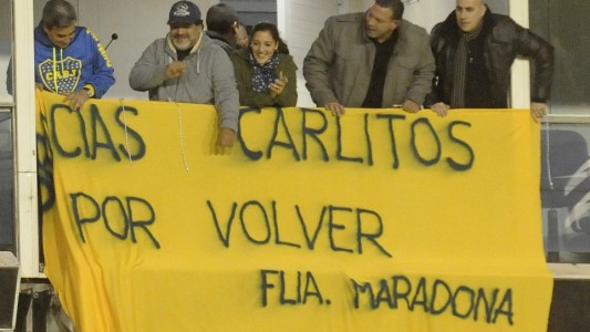 Diego Maradona: "Amo a  Carlitos por su entrega"