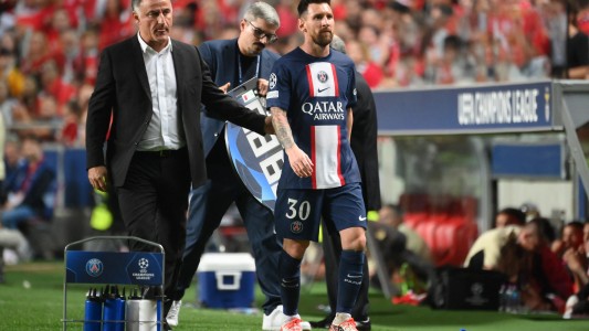 Alarma en la Selección argentina: Messi sintió una molestia y pidió el cambio en PSG