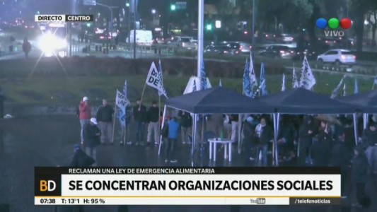 Piquetes en el centro y los accesos aunque prometen que serán sin cortes