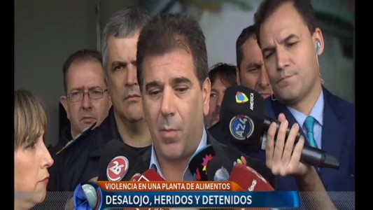 Desalojo en PepsiCo: "La Policía actuó como tiene que actuar"