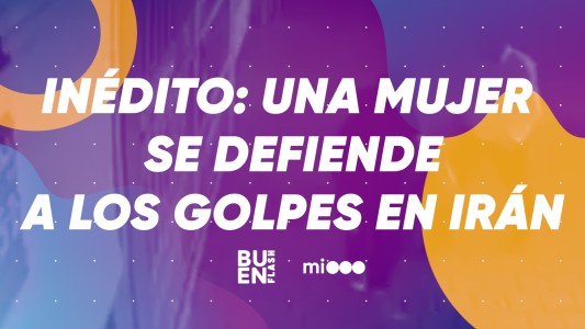 #BuenFlash Inédito: Una mujer se defiende a los golpes en Irán