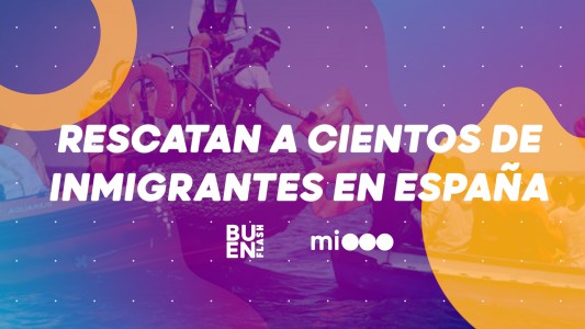 #BuenFlash Rescatan a cientos de inmigrantes en España