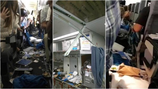 Pánico en un vuelo de Aerolíneas: 12 heridos en un vuelo por turbulencias