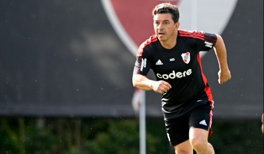 Gallardo volvió a jugar con la camiseta de River
