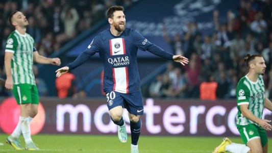Con dos golazos de Lionel Messi, el PSG aplastó al Maccabi Haifa 7 a 2