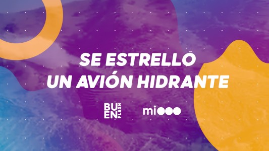 #BuenFlash Se estrelló un avión hidrante