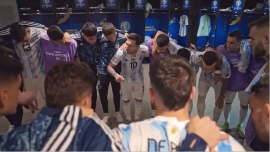 "Cuarenta y cinco días sin ver a nuestra familia, muchachos": revelan la arenga de Messi en la previa de la final de la Copa América 2021