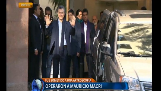 Volverán a operar a Mauricio Macri de la rodilla