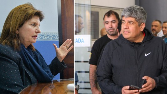 Patricia Bullrich cruzó a Pablo Moyano: "En mi Gobierno, si violás la ley, vas preso"