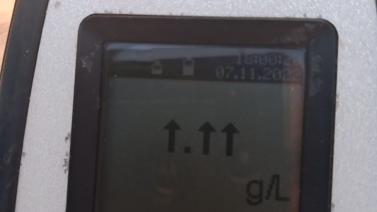 Le "ganó" al alcoholímetro: el récord de un motociclista en Bahía Blanca