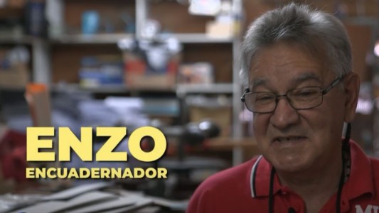 Te Presento: Enzo, un encuadernador de Lomas de Zamora