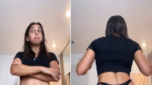 Video: con un baile en ropa interior, Cinthia Fernández festejó que Matías Defederico tendrá que pagarle