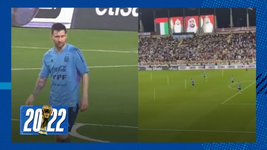 Abu Dhabi: la Selección realizó un entrenamiento abierto con Messi y otros 17 jugadores