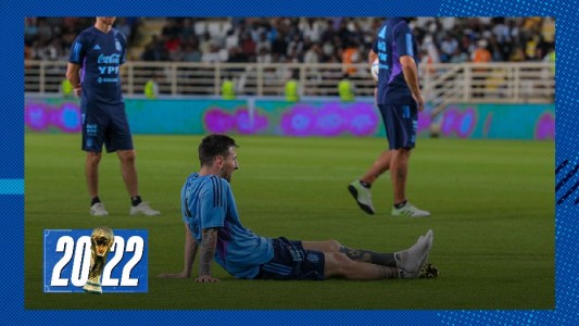 Lionel Messi entrenó diferenciado pero no está en duda para el debut