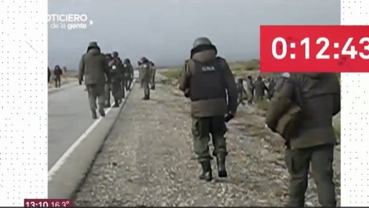 Video: el operativo de Gendarmería el día que desapareció Maldonado