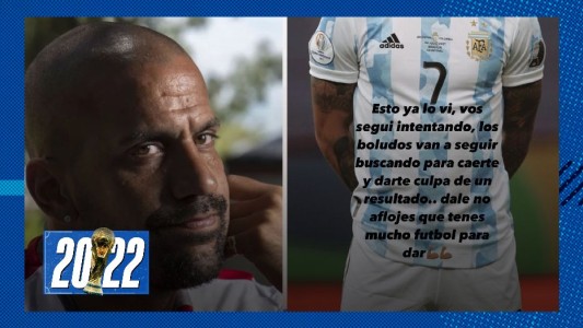 El llamativo posteo de Verón bancando Rodrigo De Paul: "Seguí intentando"