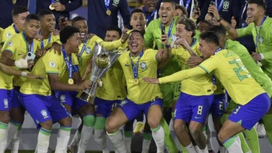 Brasil venció sobre el final a Uruguay y se adjudicó el Sudamericano Sub 20 de Colombia