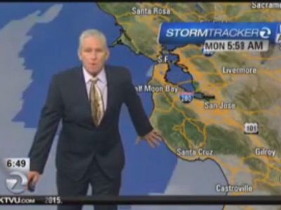 #EsViral Un pronóstico del tiempo algo movido