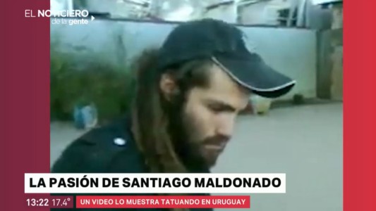 La pasión de Santiago Maldonado en este video inédito que se viralizó en horas