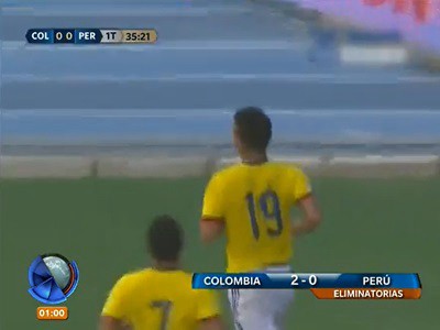 Colombia abrió bien las eliminatorias en Barranquilla: 2 a 0 a Perú