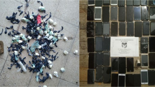 Secuestraron 50 celulares, drogas y una balanza de precisión en la cárcel santafesina de Coronda