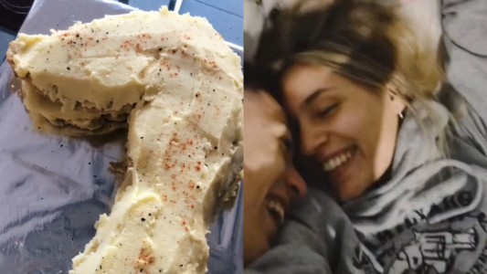 Todo por amor: cumplieron un año y ella le preparó una torta imperdible - #FlashChat