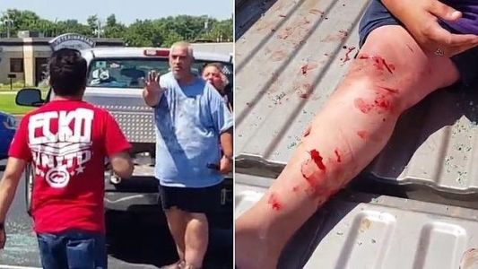 Dos jóvenes se ponen en riesgo para defender a una mujer maltratada por su pareja en plena calle