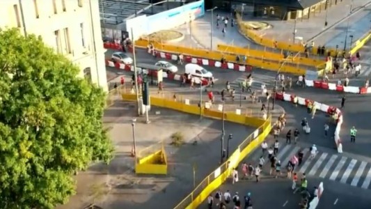 Iniciaron obras en Retiro para mejorar circulación con cambios en paradas de colectivo
