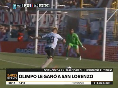 San Lorenzo perdió en Bahía Blanca y dejó pasar su oportunidad