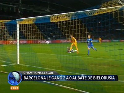 ParaMessi que lo mira por TV: Barcelona ganó por la Champions