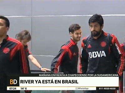 River tuvo un viaje complicado pero ya está en Chapecó para el desquite por la Sudamericana
