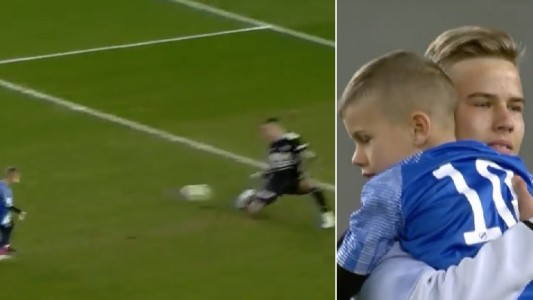 Nene quería cumplir el sueño de hacer un gol para su equipo pero el arquero no lo dejó