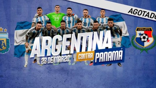 Comenzó la venta de entradas para el partido de la Selección frente a Panamá