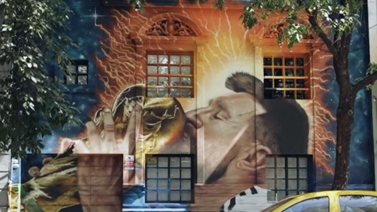 Argentina campeón del mundo: tres meses, tres murales y tres historias