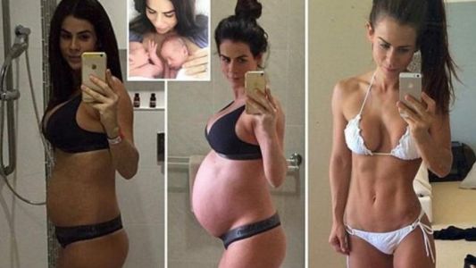 Furor en las redes: así está el cuerpo de esta mujer dos días después de dar a luz a gemelos