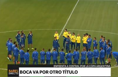 Boca se entrenó sin Tevez de cara a la final con Central