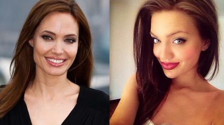 Así es la joven escocesa que es igual a Angelina Jolie