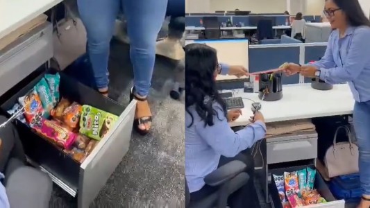 Emprendedora a toda hora: instaló un kiosko en su oficina - #FlashChat