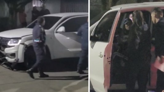 La cantante "La Joaqui" protagonizó un accidente con su camioneta en Quilmes