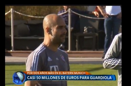 Casi 50 millones de euros para Guardiola