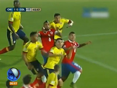 Colombia le sacó un empate en Santiago al campeón de América