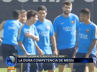 La dura competencia de Messi
